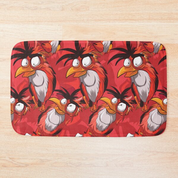 Item preview, Quirky Red Cartoon Birds Pattern - funny - weird designed and sold by PICbyFemke.