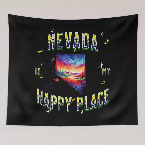 Item preview, Nevada is my Happy Place designed and sold by Vindbult.
