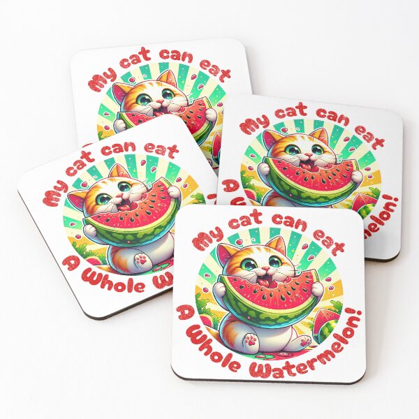 Item preview, My Cat Can Eat a Whole Watermelon! designed and sold by digital-savant.