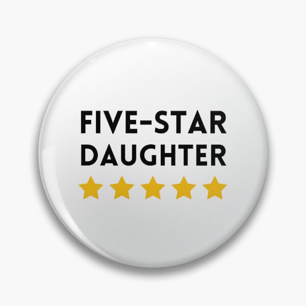 Item preview, Five-Star Daughter designed and sold by GRINspiration.
