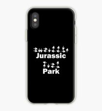 Dinotopia Inspired Jurassic Park Text iPhone Case
