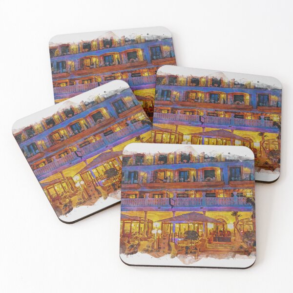 Item preview, Puerto Pollensa Mallorca Watercolour Effect designed and sold by GG WALL ART.