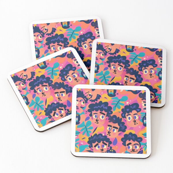 Item preview, Abstract Faces Colorful Pattern Design - funny - weird designed and sold by PICbyFemke.