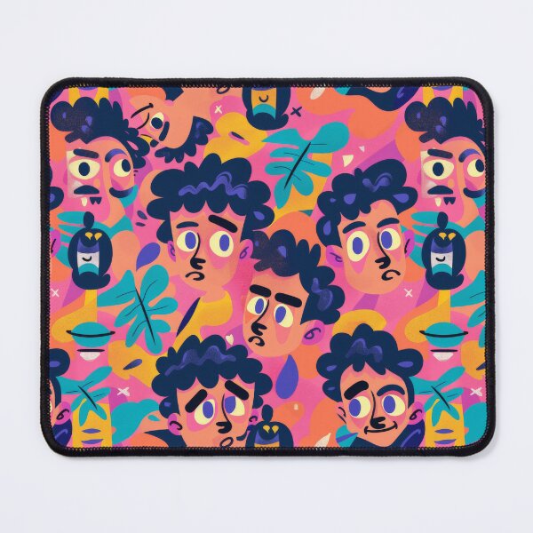 Item preview, Abstract Faces Colorful Pattern Design - funny - weird designed and sold by PICbyFemke.