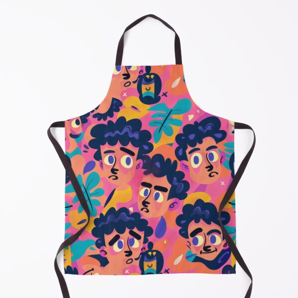 Item preview, Abstract Faces Colorful Pattern Design - funny - weird designed and sold by PICbyFemke.