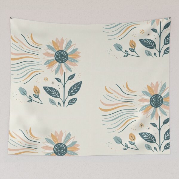 Item preview, Minimalistic Pastel Sunflower v4 designed and sold by Tomasz C.
