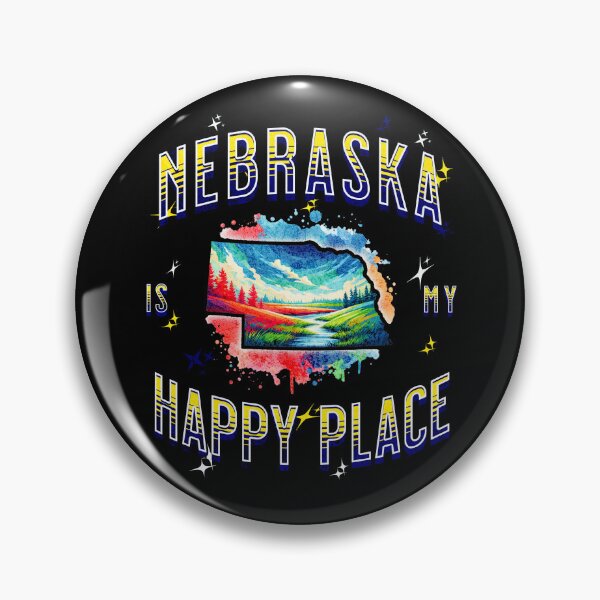 Item preview, Nebraska is my Happy Place designed and sold by Vindbult.