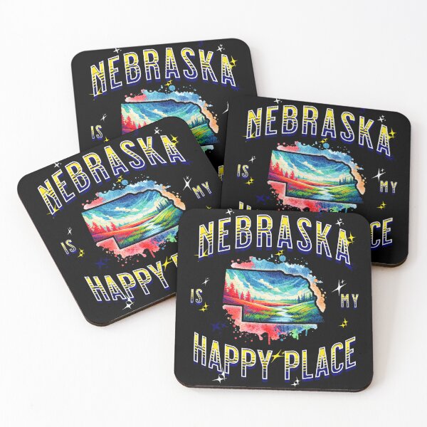 Item preview, Nebraska is my Happy Place designed and sold by Vindbult.