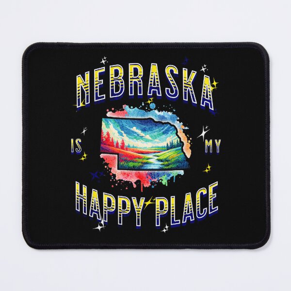 Item preview, Nebraska is my Happy Place designed and sold by Vindbult.