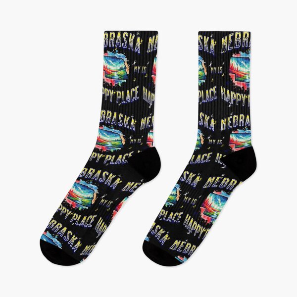 Item preview, Nebraska is my Happy Place designed and sold by Vindbult.