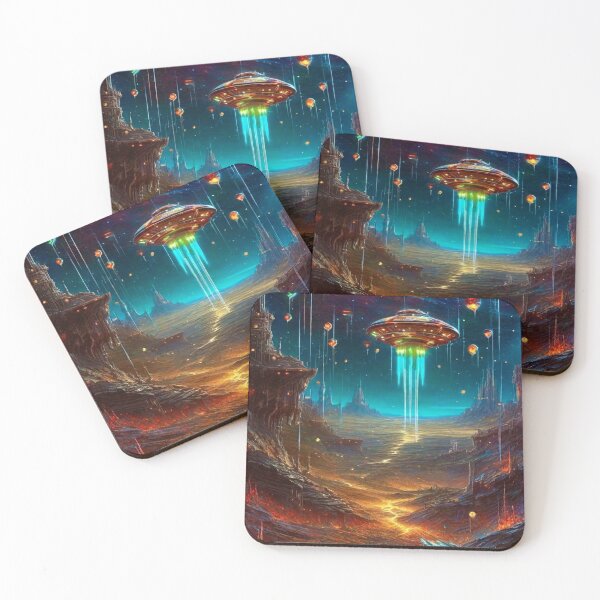 Item preview, Landing Craft - Surreal Fantasy Art concept designed and sold by Delerat7.