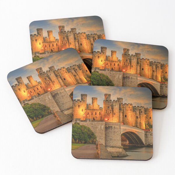 Item preview, Conwy Castle Wales by Lamplight designed and sold by AJEvans.