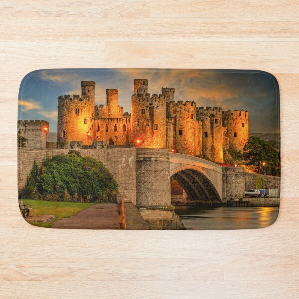 Item preview, Conwy Castle Wales by Lamplight designed and sold by AJEvans.