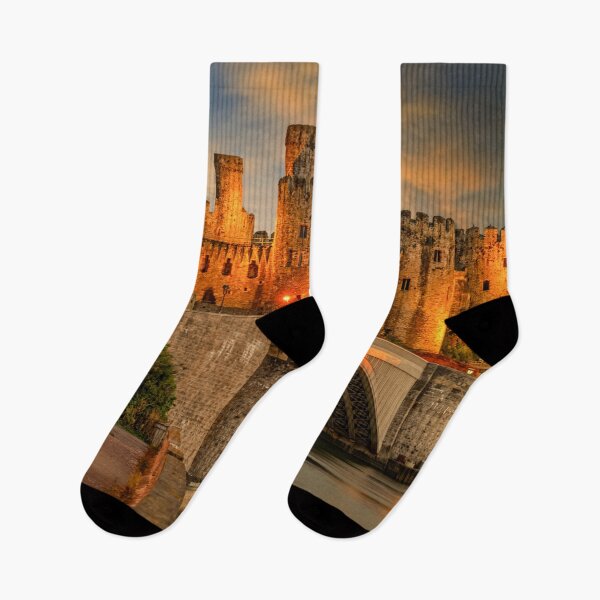 Item preview, Conwy Castle Wales by Lamplight designed and sold by AJEvans.