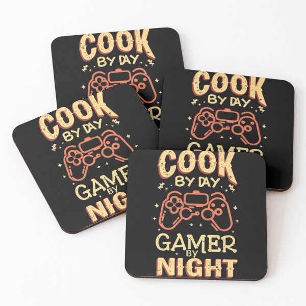 Item preview, Cook by day, Gamer by Night designed and sold by PatronesKawai.