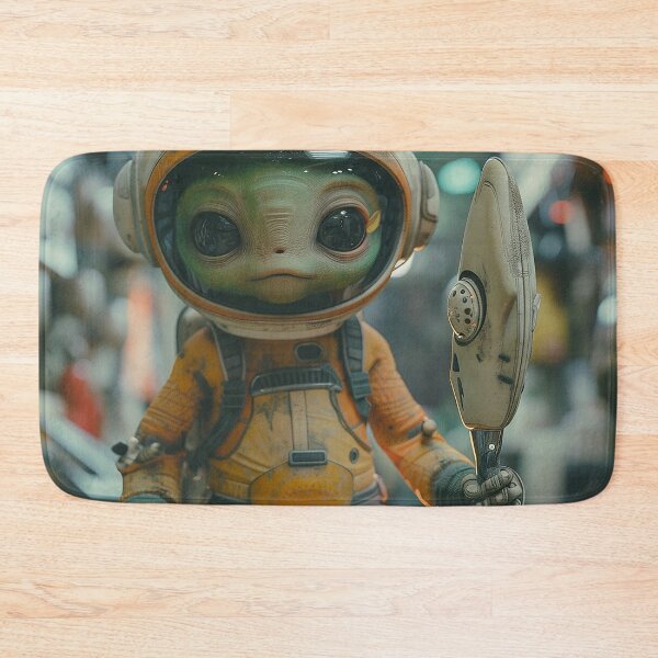Item preview, Retro Aliens Art 3D designed and sold by nomiraclehere.