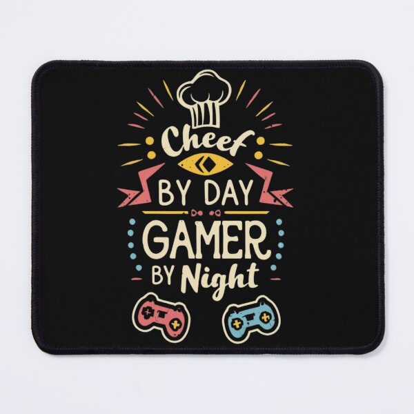 Item preview, Chef by day, Gamer by Night designed and sold by PatronesKawai.