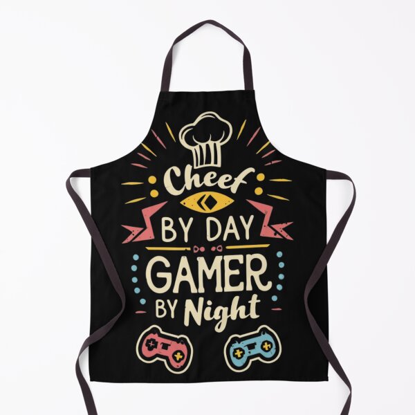 Item preview, Chef by day, Gamer by Night designed and sold by PatronesKawai.