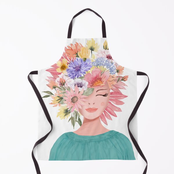 Item preview, You Belong Among the Wildflowers Floral Lady designed and sold by Moodthology.