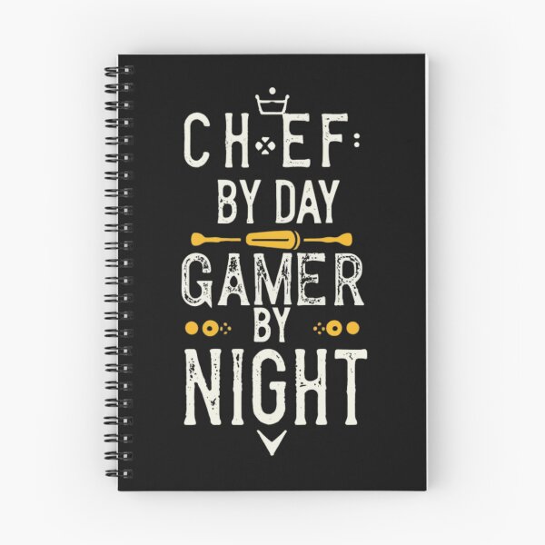 Item preview, Chef by day, Gamer by Night designed and sold by PatronesKawai.