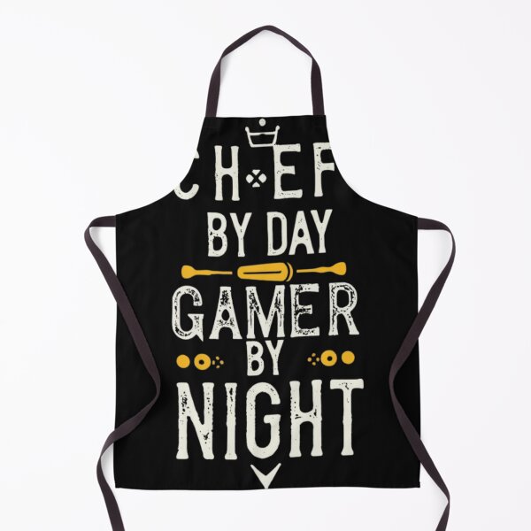 Item preview, Chef by day, Gamer by Night designed and sold by PatronesKawai.