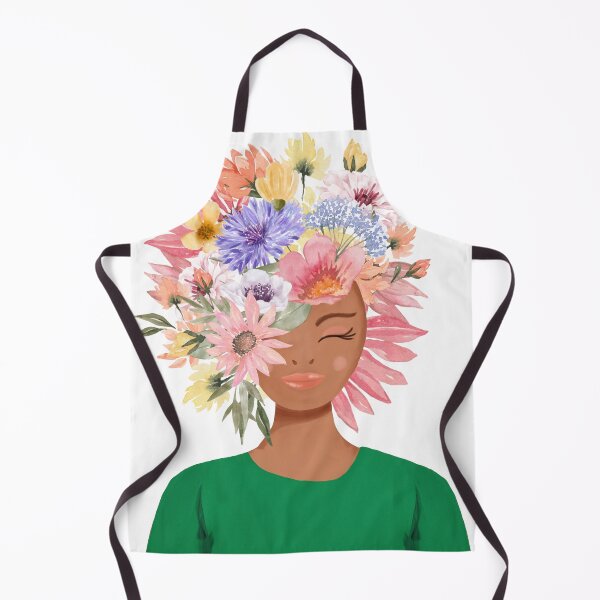 Item preview, You Belong Among the Wildflowers Floral Lady designed and sold by Moodthology.