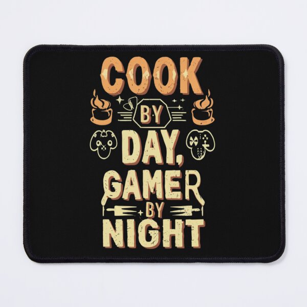 Item preview, Cook by day, Gamer by Night designed and sold by PatronesKawai.