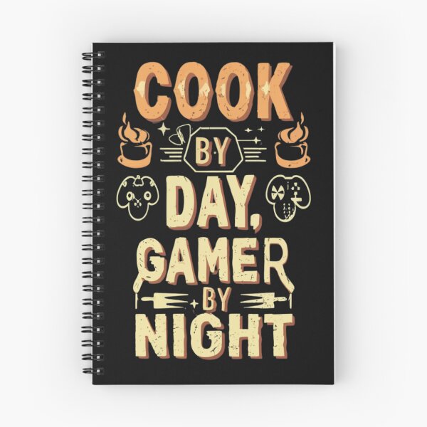 Item preview, Cook by day, Gamer by Night designed and sold by PatronesKawai.