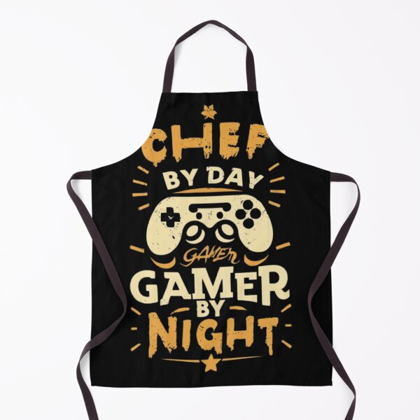 Item preview, Chef by day, Gamer by Night designed and sold by PatronesKawai.