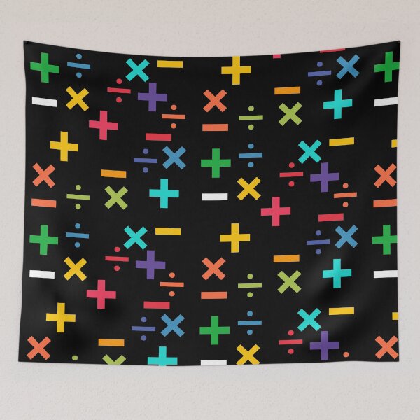 Item preview, Colorful mathematics sign art customized  designed and sold by theparkfact0.