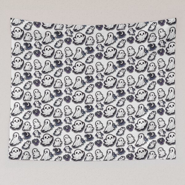 Item preview, Cute Ghost Pattern designed and sold by Planetporridge.