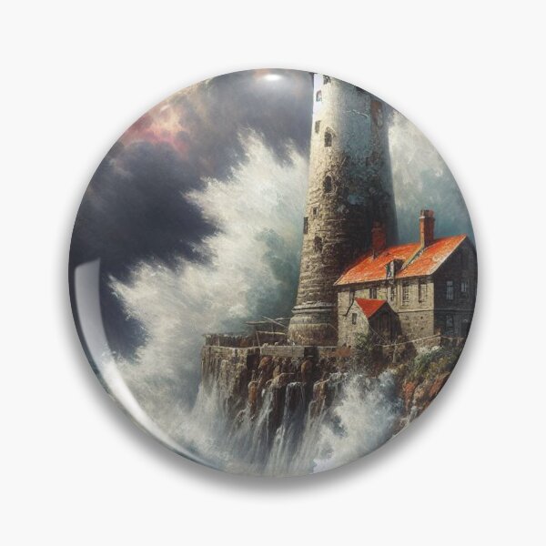 Item preview, The Lighthouse Against the Storm designed and sold by chrisbradbury.