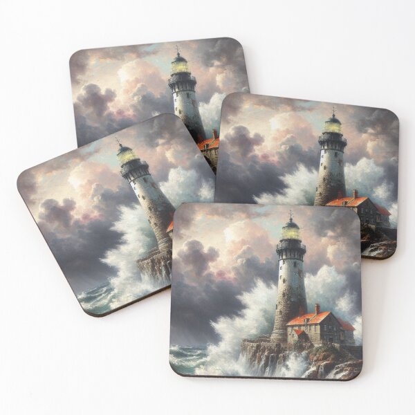 Item preview, The Lighthouse Against the Storm designed and sold by chrisbradbury.