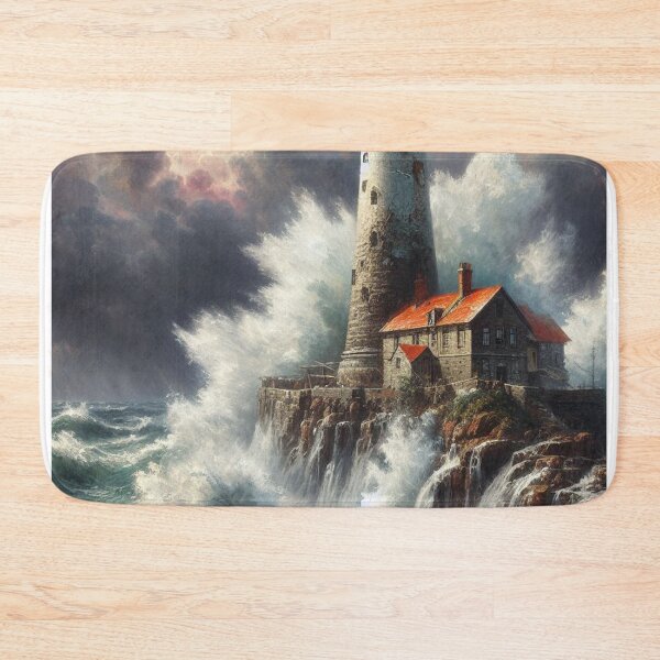Item preview, The Lighthouse Against the Storm designed and sold by chrisbradbury.