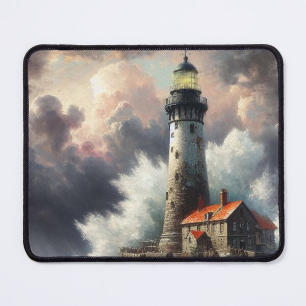 Item preview, The Lighthouse Against the Storm designed and sold by chrisbradbury.