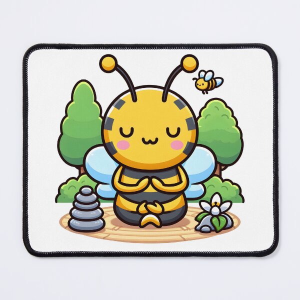 Item preview, Kawaii Zen Bee designed and sold by CanvasCutie.