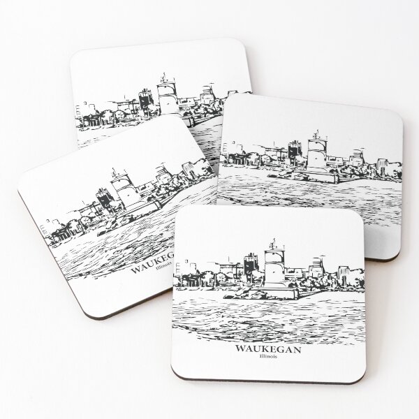 Item preview, Waukegan - Illinois designed and sold by Lakeric Cityscapes.