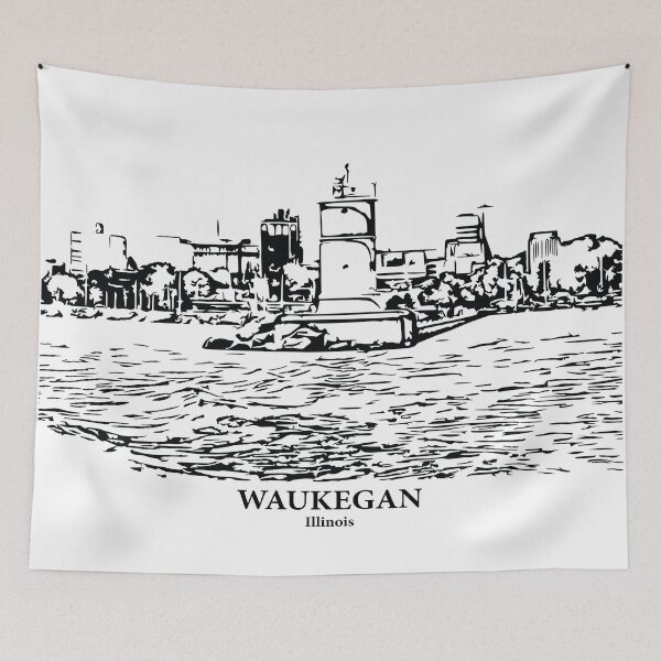 Item preview, Waukegan - Illinois designed and sold by Lakeric.