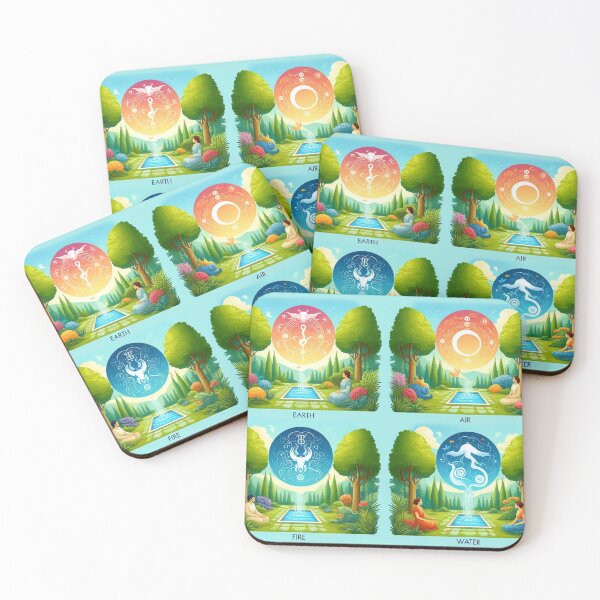 Item preview, Enchanted Elements: A Journey Through Earth, Air, Fire, and Water designed and sold by Wonderall.