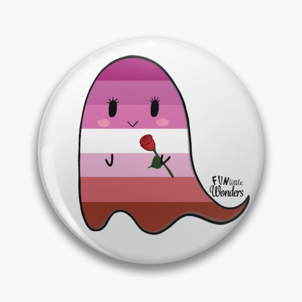 Item preview, Lipstick Lesbian Ghostie designed and sold by funlittlewonders.