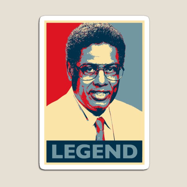 Vista previa del artículo con la obra «Leyenda de Thomas Sowell», diseñado y vendido por Celia-Alethea.