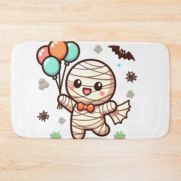 Item preview, Kawaii Happy Mummy: A Bow Tie Made Of Spider Webs designed and sold by CanvasCutie.