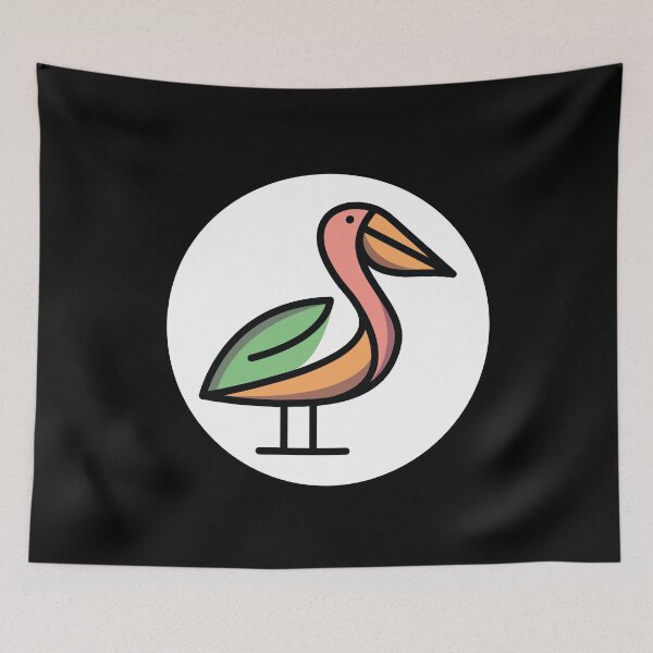 Item preview, Pelican Bird Design Art designed and sold by YourChoiceArt.
