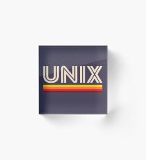 UNIX Acrylic Block