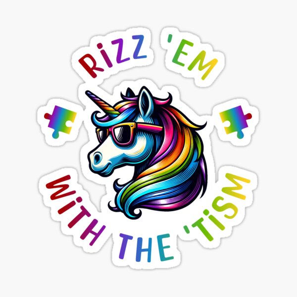 Item preview,  Autism Awareness Unicorn Rizz Em With The Tism  designed and sold by ZeptepiTrends.