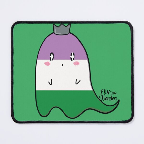 Item preview, Genderqueer Ghostie designed and sold by funlittlewonders.
