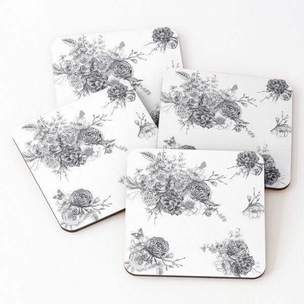 Item preview, Etched Floral designed and sold by Peggy Stanley.
