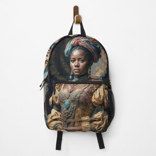 Item preview, "Caribbean Elegance: Regal Turbaned Lady" designed and sold by Colloquializms.