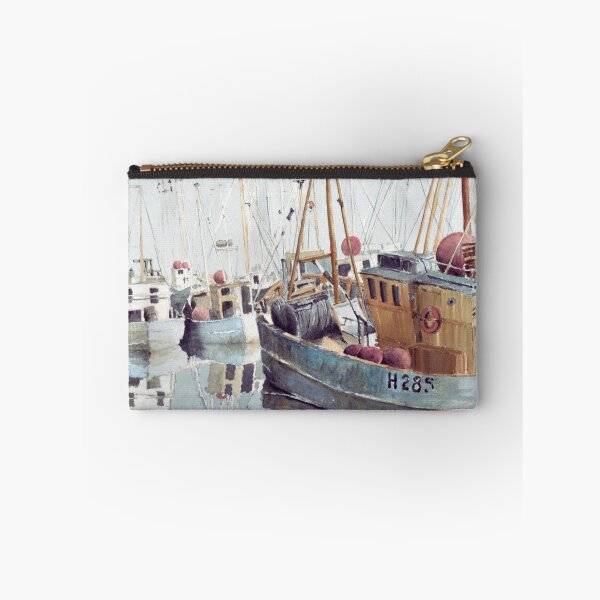 Item preview, Hull fishing boats, mixed media painting for charity designed and sold by JayTCee.