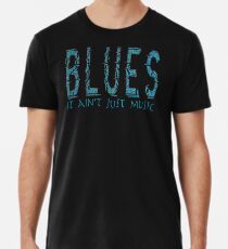 Camiseta premium para hombre Música blues